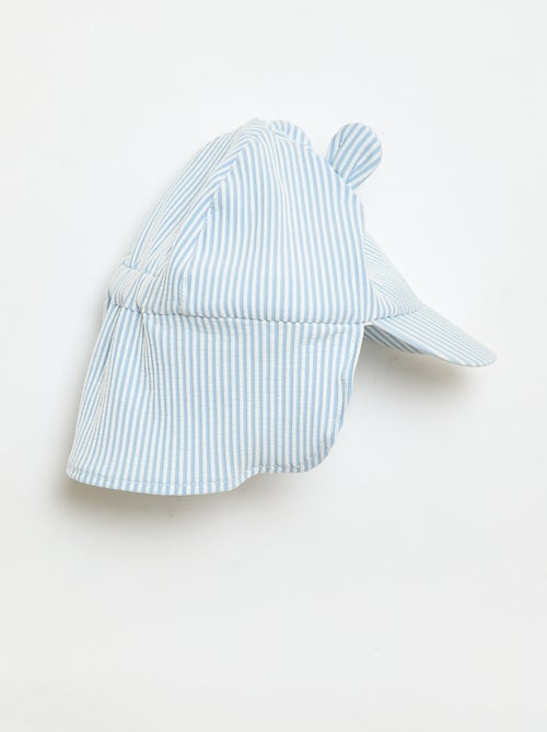 Striped Cap with Neck Flap and Ears - Kiabi