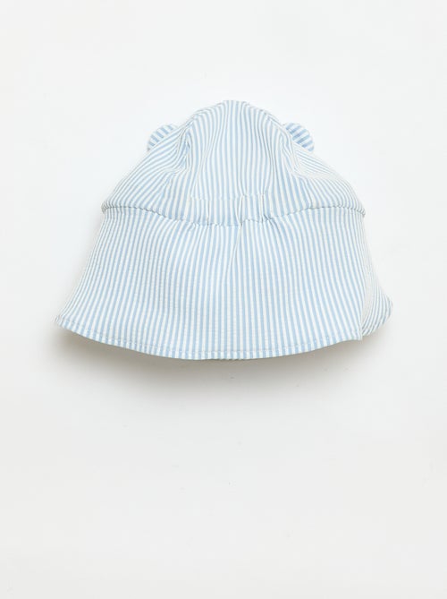 Striped Cap with Neck Flap and Ears - Kiabi