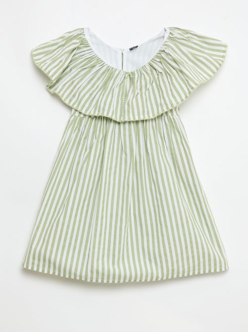 Striped Cotton Dress - Kiabi