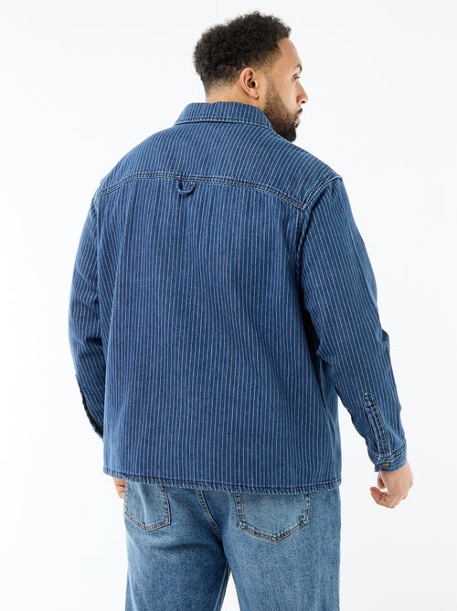 Striped Denim Shirt - Kiabi