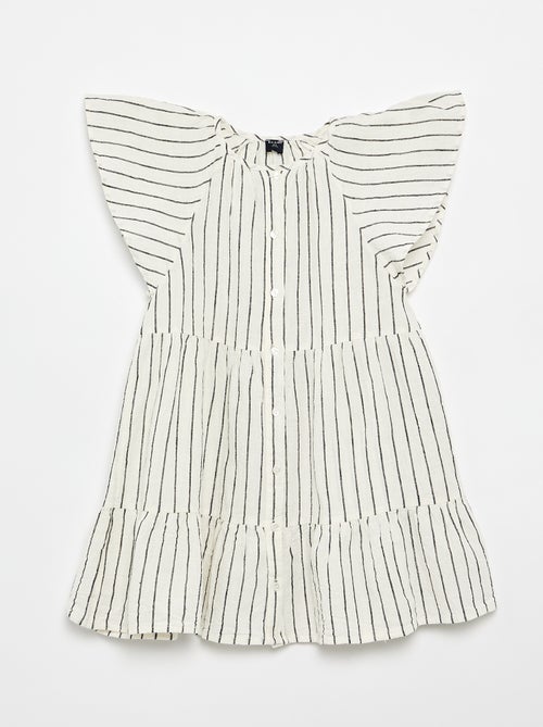 Striped Flared Dress - Kiabi