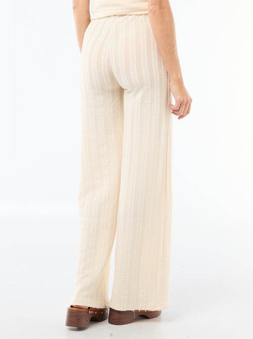 Striped Knit Maternity Trousers - Kiabi