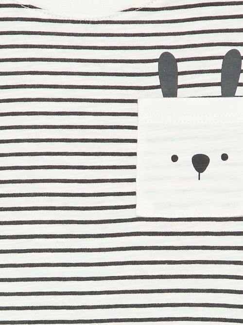 Striped Long-Sleeve Jersey T-Shirt - Kiabi