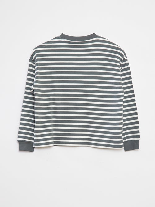 Striped Long-Sleeve T-shirt - Kiabi