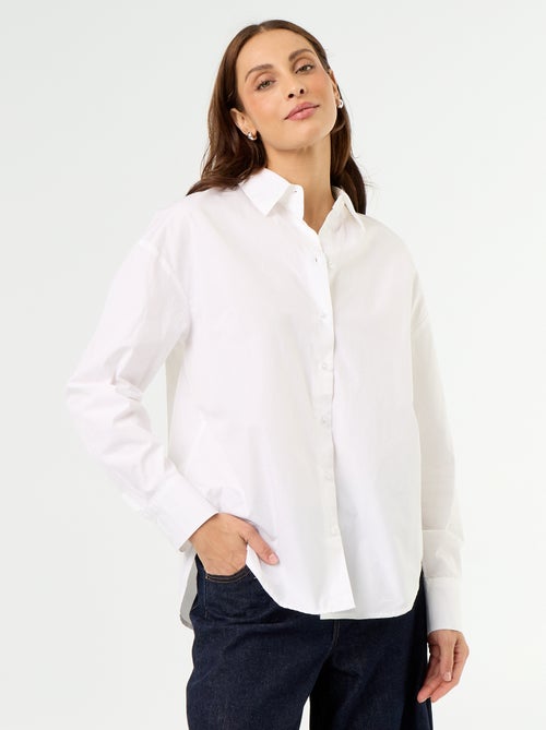 Striped long-sleeved shirt - Kiabi