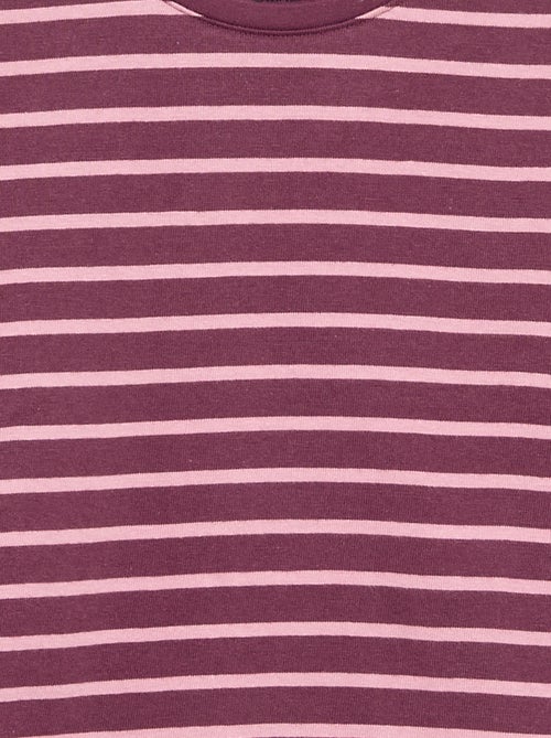 Striped long-sleeved T-shirt - Kiabi Striped long-sleeved T-shirt - Kiabi