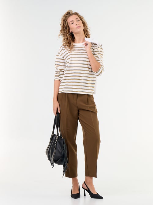 Striped Long-Sleeved T-shirt - Kiabi