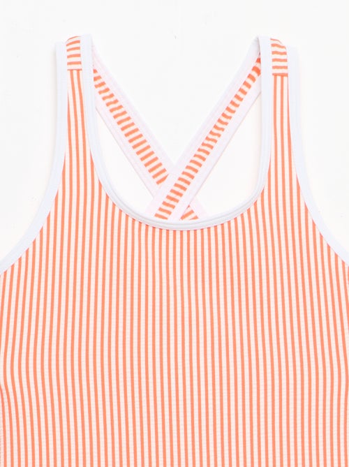 Striped One-Piece Swimsuit - Kiabi