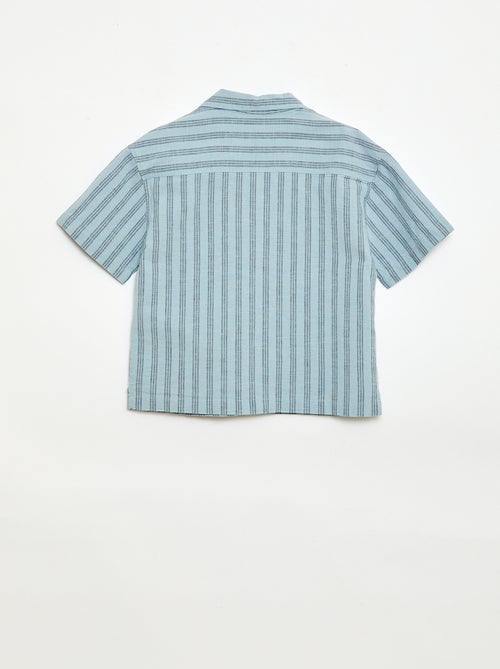 Striped shirt and shorts set - Kiabi