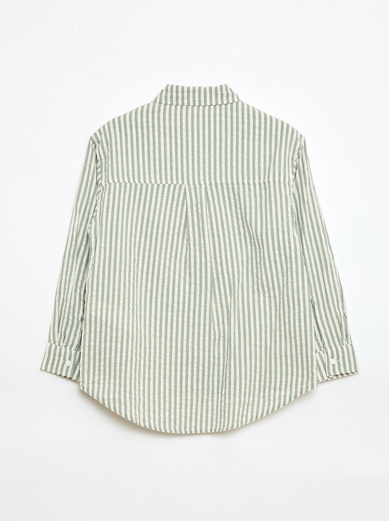 Striped Shirt Khaki - Kiabi