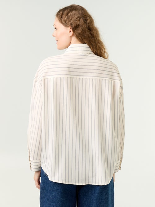 Striped Shirt & Matching Tie Set - 2 Pieces - Kiabi