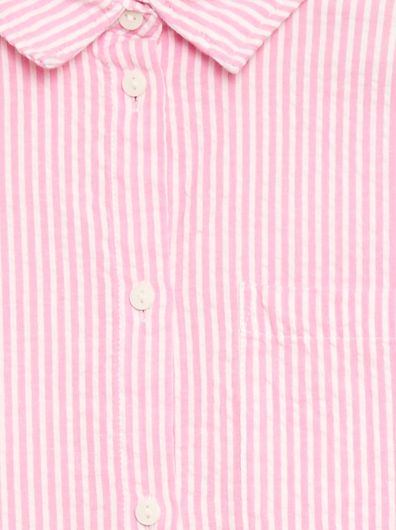 Striped Shirt Pink - Kiabi