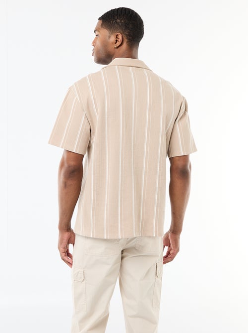 Striped Short-Sleeve Shirt - Kiabi