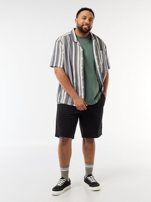 Striped Short-Sleeve Shirt - Kiabi