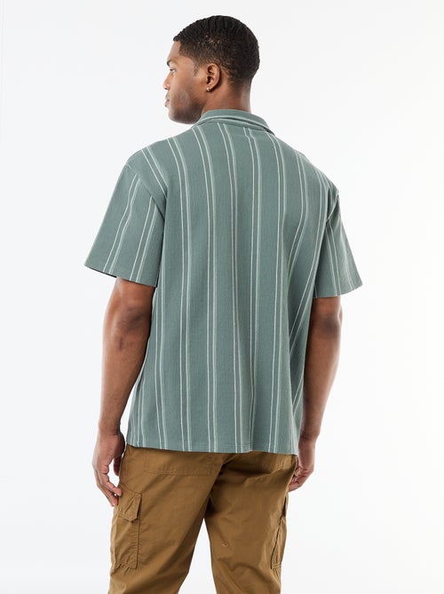 Striped Short-Sleeve Shirt - Kiabi