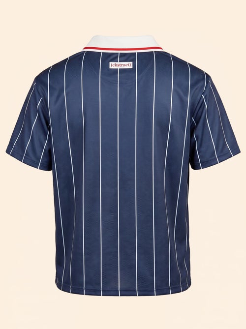 Striped short-sleeved football t-shirt (Ekstract) - Kiabi