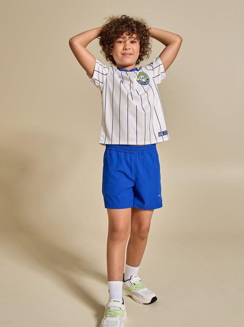 Striped short-sleeved football t-shirt (Ekstract) - Kiabi