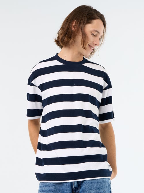 Striped Short-Sleeved T-shirt - Kiabi