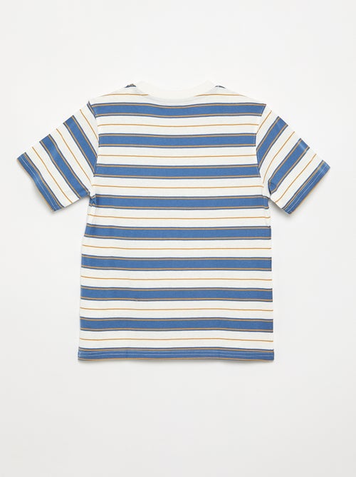 Striped short-sleeved T-shirt - Kiabi