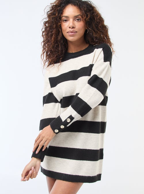 Striped Sweater Dress - Kiabi