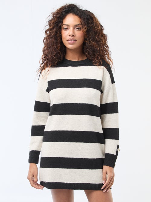 Striped Sweater Dress - Kiabi