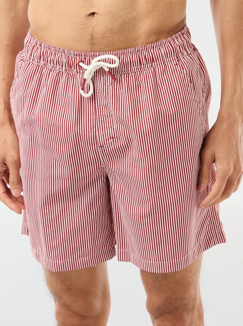 Striped Swim Shorts - Kiabi
