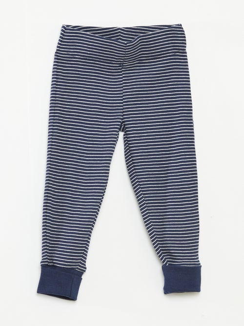 Striped T-shirt and trousers pyjama set - 2-piece set - Kiabi