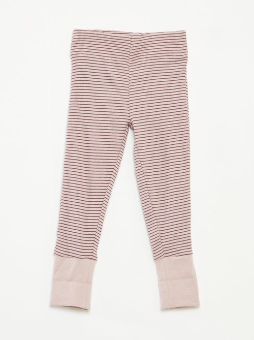 Striped T-shirt and trousers pyjama set - 2-piece set - Kiabi