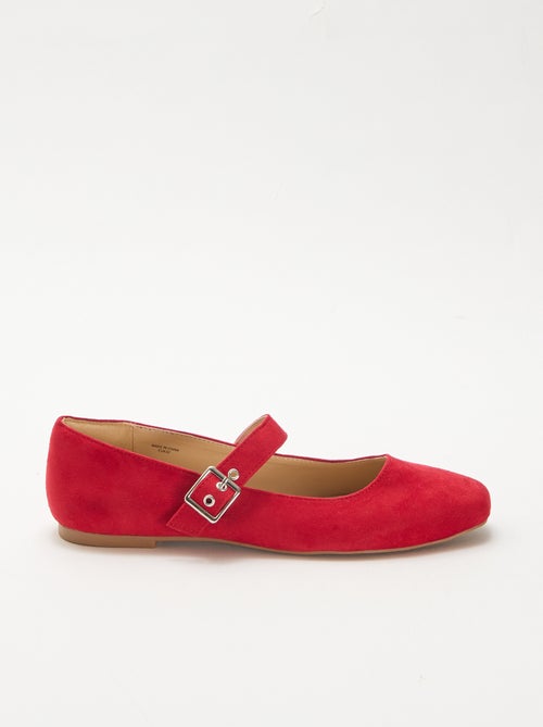 Studded Strap Ballerina Flats - Kiabi