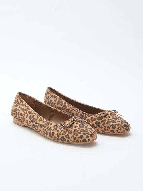 Suedette Ballet Flats - Kiabi