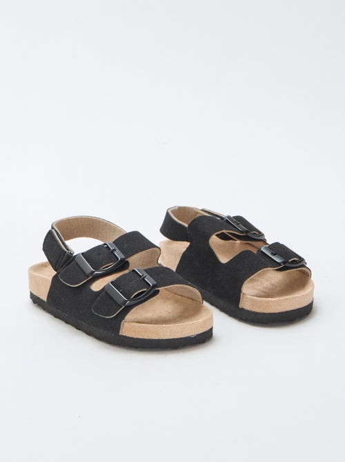 Suedette Flat Sandals - Kiabi