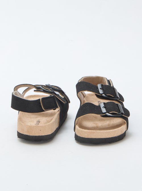 Suedette Flat Sandals - Kiabi
