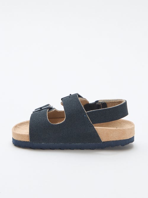 Suedette Flat Sandals - Kiabi