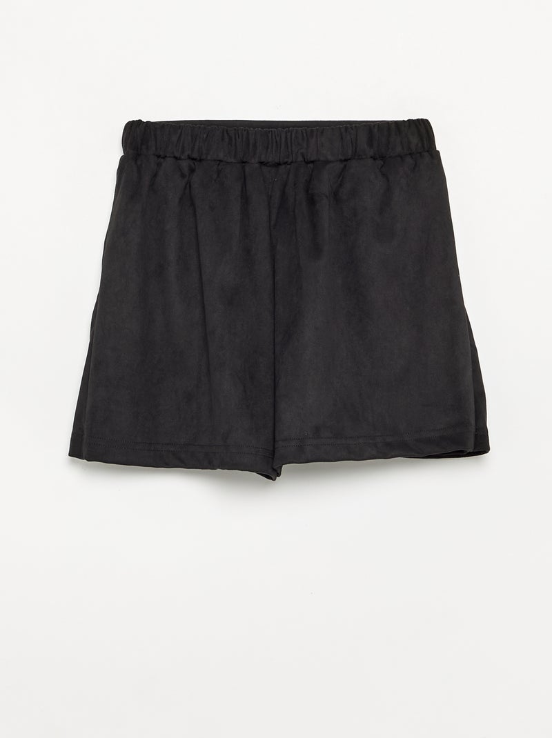 Suedette Skort Black - Kiabi