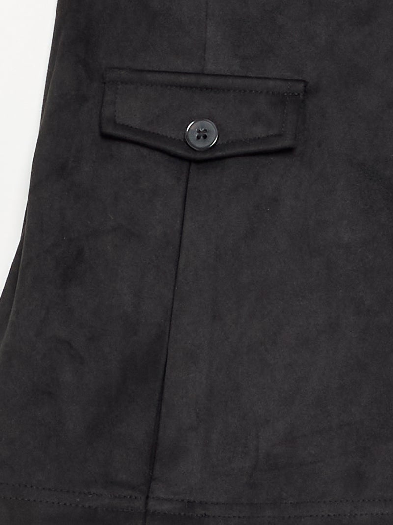 Suedette Skort Black - Kiabi