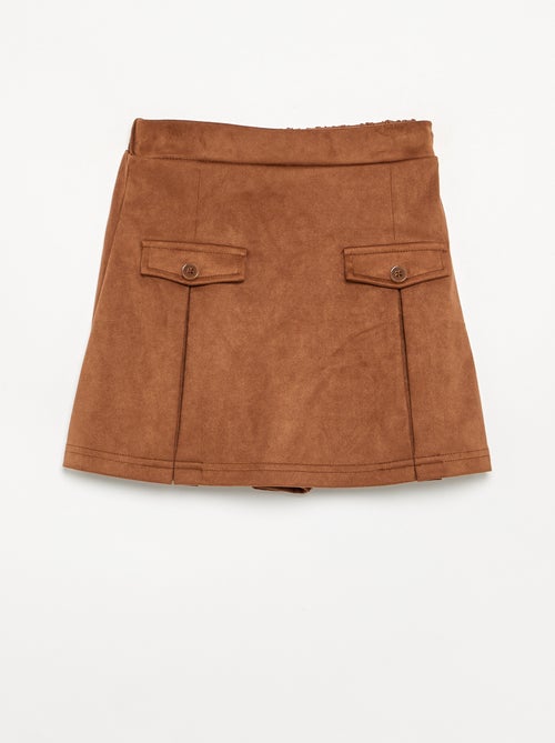 Suedette Skort - Kiabi