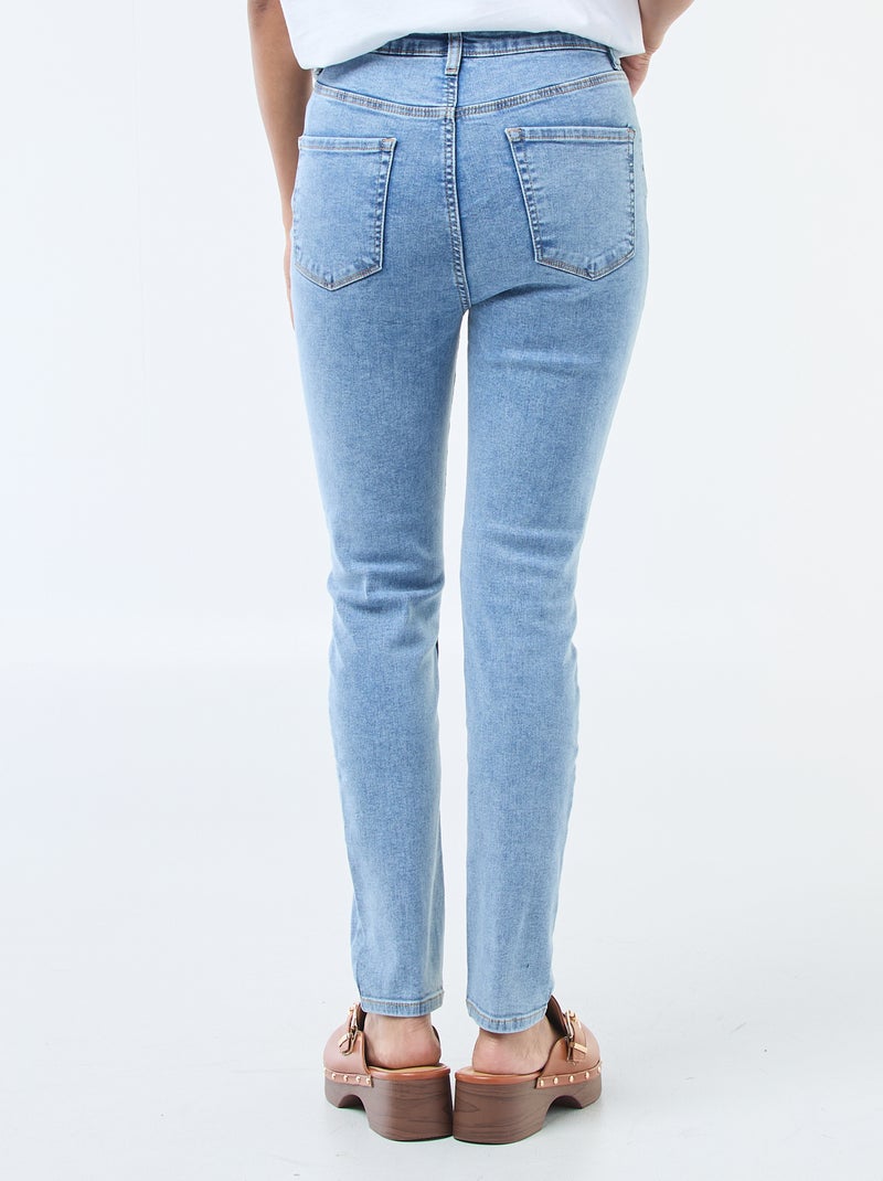 Super Skinny High-Waisted Jeans - L28 Blue - Kiabi