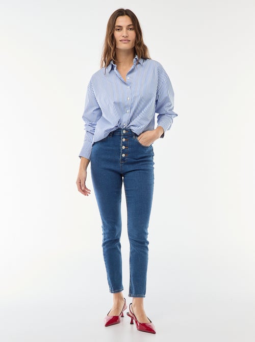 Super Skinny High-Waisted Jeans - L32 - Kiabi