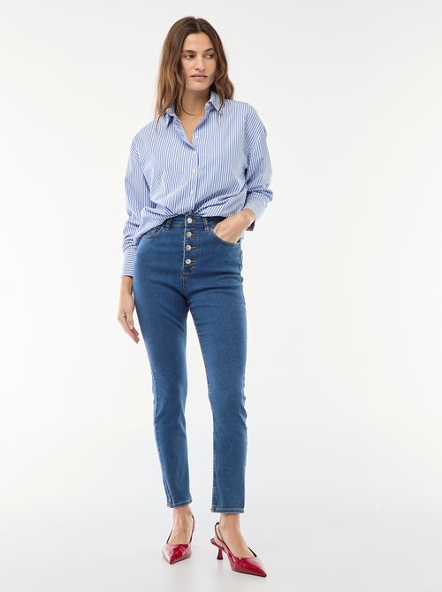 Super Skinny Jeans mit extra hohem Bund - L28 - Kiabi