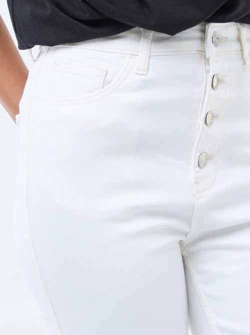 Super Skinny Stretch Denim Jeans in Cotton - Kiabi