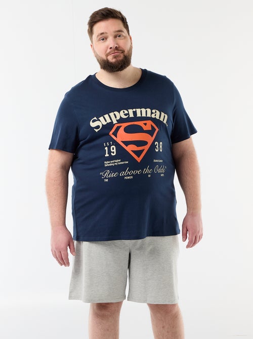 "Superman" short + t-shirt pajama set - 2 pieces - Kiabi