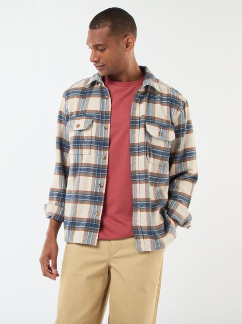 Surchemise à carreaux - Kiabi