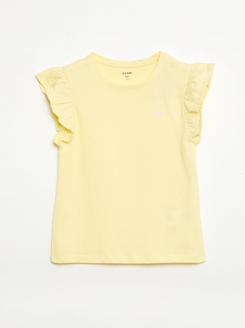 Süsses Pyjama-Set: T-Shirt + Shorts – 2-teilig GELB - Kiabi