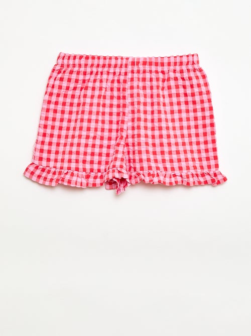 Süsses Pyjama-Set: T-Shirt + Shorts – 2-teilig - Kiabi
