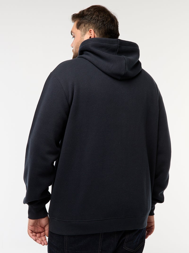 Sweat à capuche à ouverture zippée Bleu - Kiabi