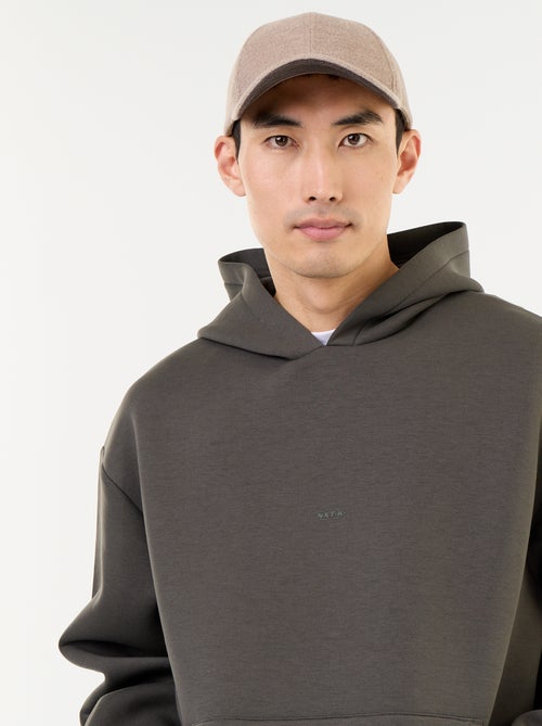 Sweat à capuche avec poche kangourou - Kiabi