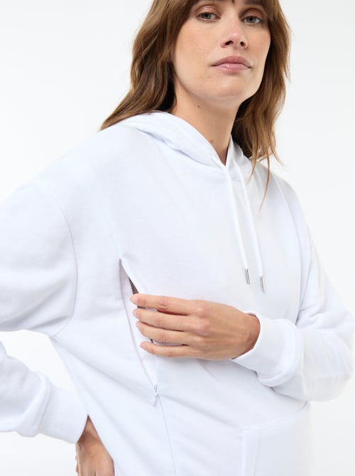 Sweat à capuche d'allaitement - Kiabi