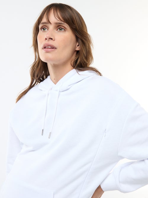 Sweat à capuche d'allaitement - Kiabi