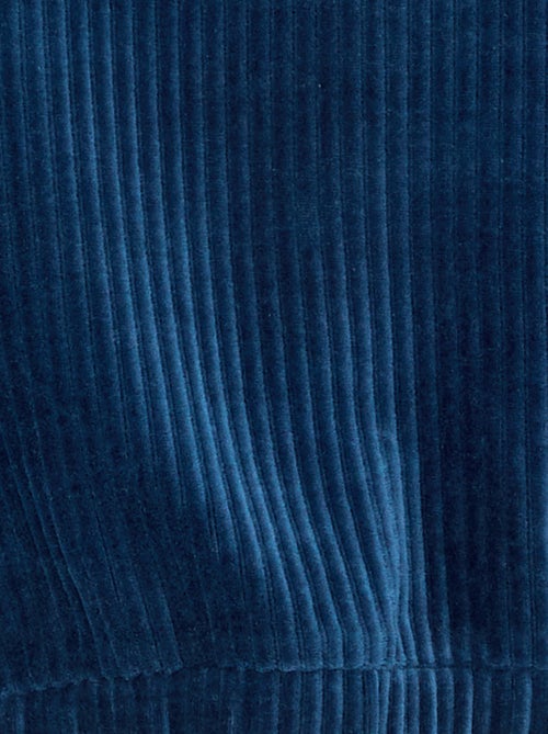 Sweat à capuche en maille côtelée - Kiabi