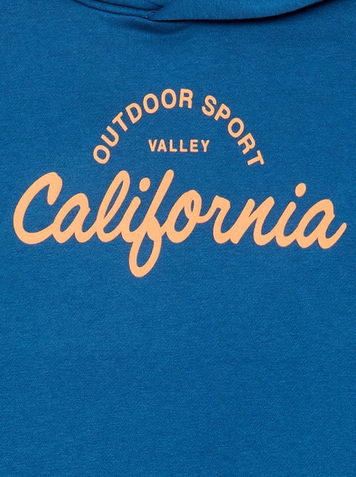 Sweat à capuche en molleton gratté - Kiabi